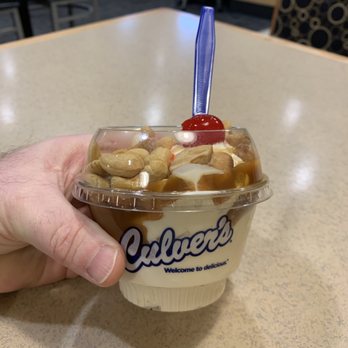 Culver's - Caramel cashew sundae. - Burgers Near Me - Falcon, Colorado