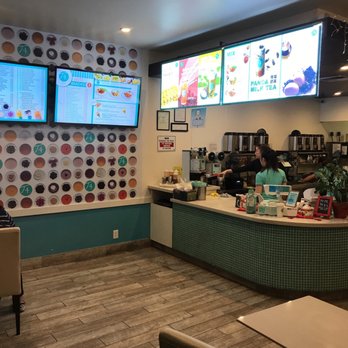 T4 - Clean, open, friendly, menus are all over the walls, tv and all! - Bubble Tea Near Me - Sacramento, California T4 - Clean, open, friendly, menus are all over the walls, tv and all! - Bubble Tea Near Me - Sacramento, California