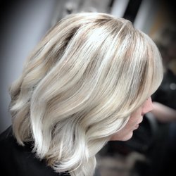 Mirror Mirror - Hair By Jenna @Mirror Mirror Platinum blonde Balayage
