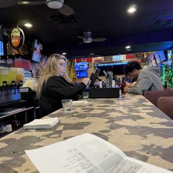 Inside shots from the bar