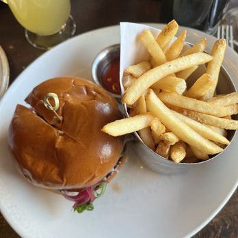 Haven Craft Kitchen + Bar - Blue cheese burger- it's so good! - New American Near Me - Orange, California Haven Craft Kitchen + Bar - Blue cheese burger- it's so good! - New American Near Me - Orange, California