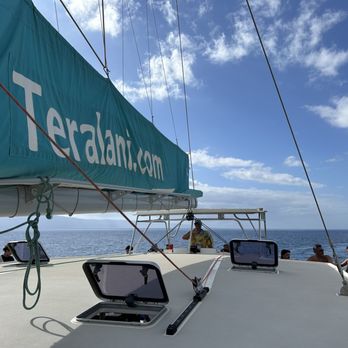 Teralani Sailing Adventures - Captain Patrick giving us ! - Boating Near Me - Lahaina, Hawaii Teralani Sailing Adventures - Captain Patrick giving us ! - Boating Near Me - Lahaina, Hawaii