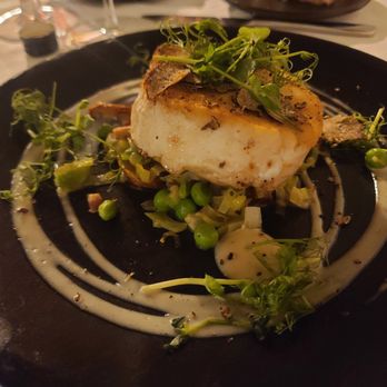 Chanterelle - Halibut, spring onions, English peas, fingerling potatoes, chanterelle & more. Amazing! - New American Near Me - Stone Harbor, New Jersey