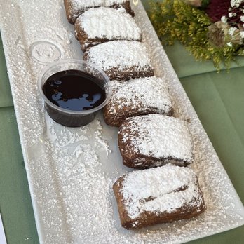 Georgia's Restaurant - Beignets with chocolate sauce - Soul Food Near Me - Irvine, California