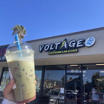 Voltage100 Caffeine Lab & Cafe - The Zombie Matcha Strawberry - Coffee & Tea Near Me - Corona, California Voltage100 Caffeine Lab & Cafe - The Zombie Matcha Strawberry - Coffee & Tea Near Me - Corona, California