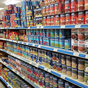 La Tienda - a grocery store aisle with canned food - International Grocery Near Me - Virginia Beach, Virginia