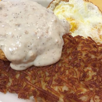 10 Pin Diner - Good chicken fried steak breakfast $8.99 Chicken fried steak, two eggs, hash-browns or country potatoes and toast - Diners Near Me - Stockton, California