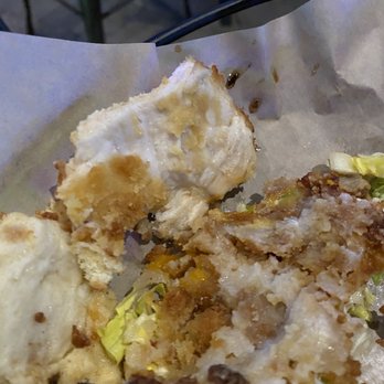 The Brass Tap - 80% of this Crispy Chicken Sandwich was bread and under cooked breading. - American Near Me - Williamsburg, Virginia