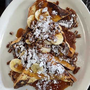 Avalon Diner - CARAMEL, BANANA & PECAN CHALLAH FRENCH TOAST - Diners Near Me - Houston, Texas