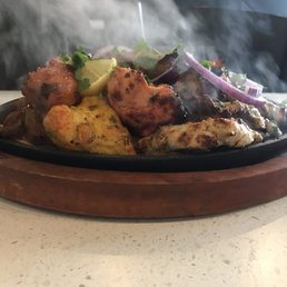The spicy, tangy meat platter!