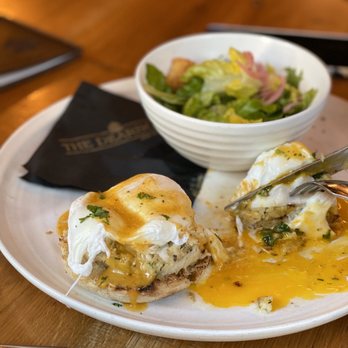 The Dearborn - Crab cake Benedict - New American Near Me - Chicago, Illinois