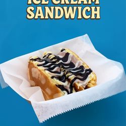 Isa’s Ice cream - Hot Pressed Concha Ice Cream Sandwich Available (Sep-Mar)