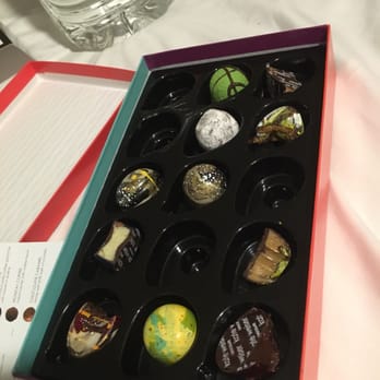 Kate Weiser Chocolate - Trinity Groves - The box after getting back to the hotel - Desserts Near Me - Dallas, Texas