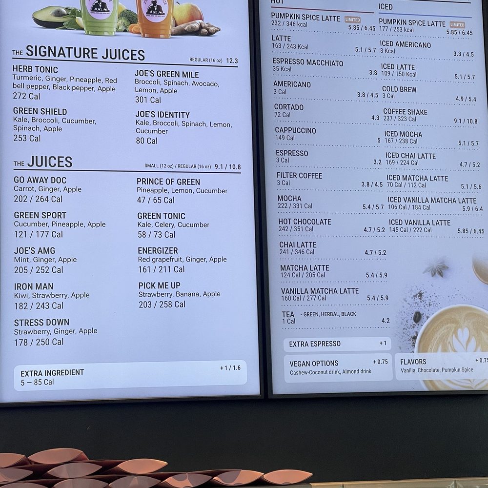 JOE & THE JUICE - Coffee & Tea Near Me - San Francisco, California JOE & THE JUICE - Coffee & Tea Near Me - San Francisco, California