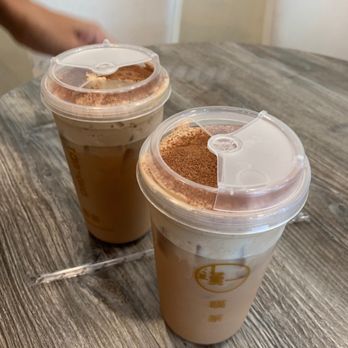 Tan-Cha - royal ceylon tea with tiramisu foam - Bubble Tea Near Me - Los Angeles, California Tan-Cha - royal ceylon tea with tiramisu foam - Bubble Tea Near Me - Los Angeles, California