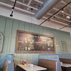 Cute menu board