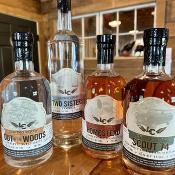Loping Crow Distillery - three bottles of spirits - Music Venues Near Me - Albemarle, North Carolina Loping Crow Distillery - three bottles of spirits - Music Venues Near Me - Albemarle, North Carolina