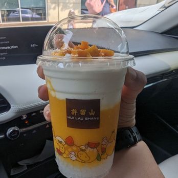 Hui Lau Shan - D4 - mango coconut with sago - Desserts Near Me - Austin, Texas Hui Lau Shan - D4 - mango coconut with sago - Desserts Near Me - Austin, Texas