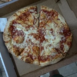 Westshore Pizza - Pizza missing cheese and slim on the toppings.