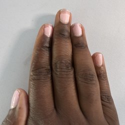 Nail Studio 18 - Right finger nails chipped polish already!
