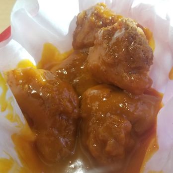Wings Etc - Honey mustard boneless wings (She said they were a little spicy) - Chicken Wings Near Me - Camby, Indiana