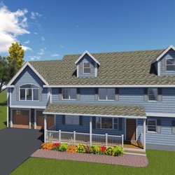 Sovereign Design Associates - Two Car Garage / Second Floor Addition / First Floor Remodel - This house went from being a simple ranch with one car garage to a 4 Bedrooms