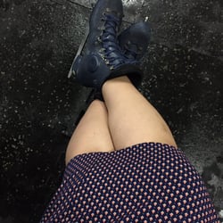 Pista de Hielo San Jerónimo - Aquí ya con el #outfit de patinaje, hasta me dieron unos patines que combinaran con mi vestidito Jajajaja soooo cute!