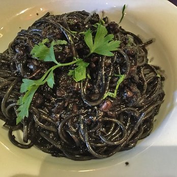 Joso's - Siciliana pasta (with cuttlefish ink) - Seafood Near Me - Toronto, Ontario
