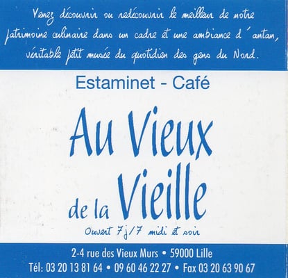 Estaminet Au Vieux De La Vieille by null