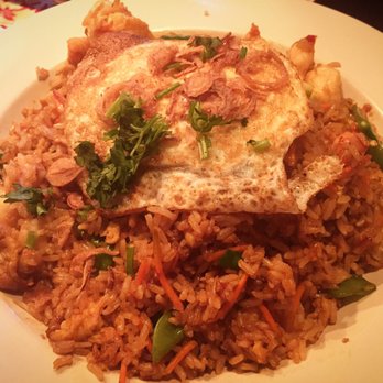 Monkey Bar Johnny Thai - Nasi goreng (Indonesian fried rice) with jumbo shrimp - Bars Near Me - Provincetown, Massachusetts Monkey Bar Johnny Thai - Nasi goreng (Indonesian fried rice) with jumbo shrimp - Bars Near Me - Provincetown, Massachusetts