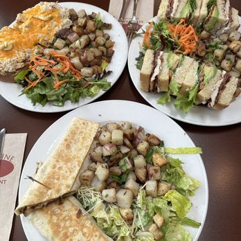 Bodega Bay Sandwich, Crepevine Club Sandwich, Chicken Shawarma