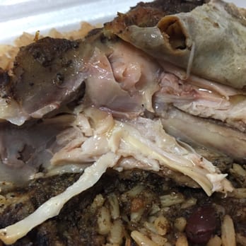The Original Jamaican Spice est 2011 - Pink chicken and skin still on - Caribbean Near Me - Toledo, Ohio