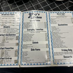 Kay's Kitchen - Menu