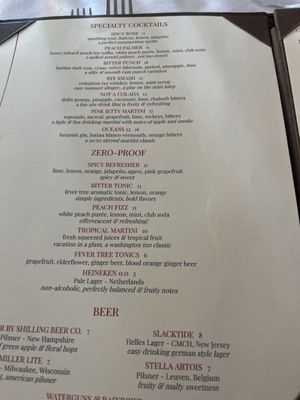 Menu photo 8 Washington Inn & Wine Bar Cape May, NJ