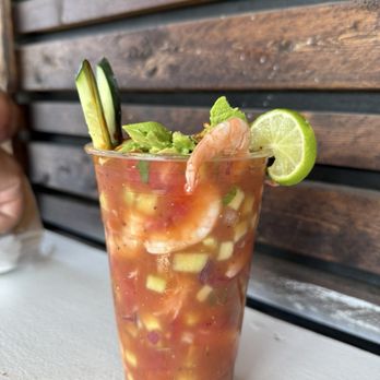 Seafood la 57 - Large Shrimp Cocktail - Food Trucks Near Me - San Diego, California