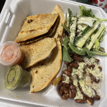 Sweet ZeN7 - Quesadilla meal special with added veggie meat - Desserts Near Me - Bristow, Virginia