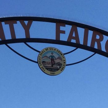 Gila County Fairgrounds - Seal on the gorgeous entrance - Parks Near Me - Globe, Arizona
