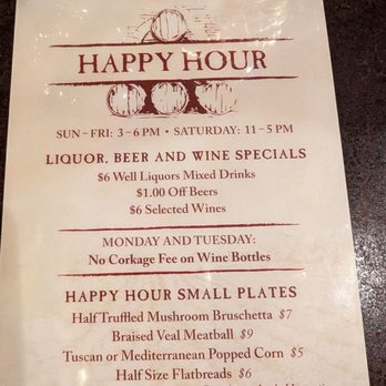 The Wine Bistro - 5/2/2023 'New' happy hour menu - Wine Bars Near Me - Upper Arlington, Ohio