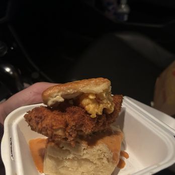 Fluffies Hot Chicken - Hackensack - Buttermilk Biscuit Sandwich - Chicken Shop Near Me - Hackensack, New Jersey