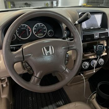 A Plus Auto Restoration - Steering wheel after - Auto Upholstery Near Me - Pinellas Park, Florida