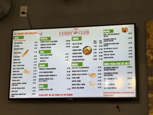 Menu photo 2 The Curry Club Chesterfield, MO Menu photo 2 The Curry Club Chesterfield, MO