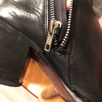 Mariny's Shoe Repair - Before--busted zipper wouldn't let me close the boot, rendering them unwearable! - Shoe Repair Near Me - Chicago, Illinois Mariny's Shoe Repair - Before--busted zipper wouldn't let me close the boot, rendering them unwearable! - Shoe Repair Near Me - Chicago, Illinois