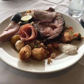 Chart House - Ridiculous amounts of food all fresh and tasty. I can't name everything in there. - Seafood Near Me - Weehawken, New Jersey