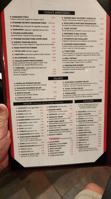 Menu photo 7 Yoshi's Sushi Grand Cayman, FL Menu photo 7 Yoshi's Sushi Grand Cayman, FL