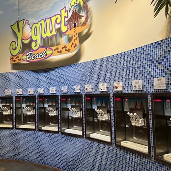Yogurt Beach - a row of ice cream machines - Ice Cream & Frozen Yogurt Near Me - Sparks, Nevada Yogurt Beach - a row of ice cream machines - Ice Cream & Frozen Yogurt Near Me - Sparks, Nevada