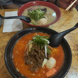 Gyokai and tan tan ramen Gyokai and tan tan ramen