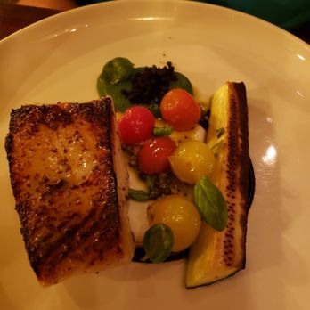 Kitty Fisher's - Cod, Courgette, Tomato & Black Olives - British Near Me - Mayfair, XGL