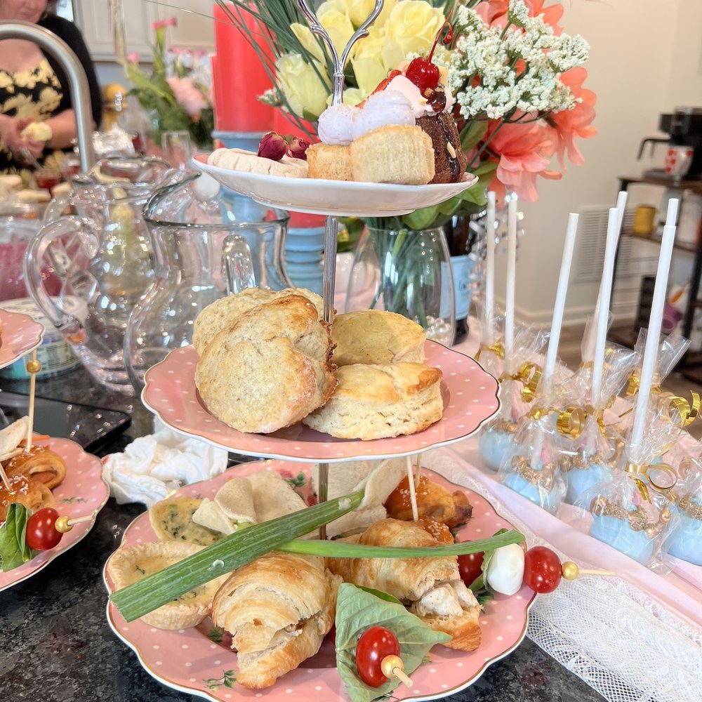 Tealightfully Yours - Amazing three tiered tea tray - Caterers Near Me Tealightfully Yours - Amazing three tiered tea tray - Caterers Near Me