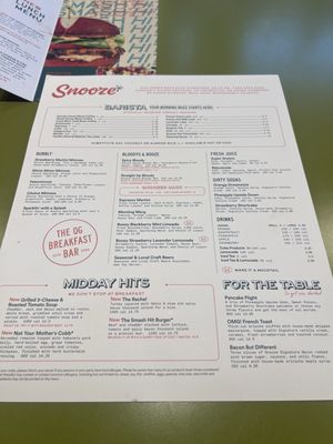 Menu photo 3 Snooze, an A.M. Eatery Tucson, AZ