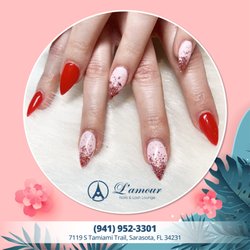 L’amour Nails Spa - Summer is here, don't let the hot
keep you stay at home.
 Best summer nails are nothing if not vibrant color.